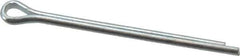 Value Collection - 1/16" Diam x 1" Long Extended Prong Cotter Pin - Grade 2, Zinc-Plated, Steel - Exact Tool & Supply