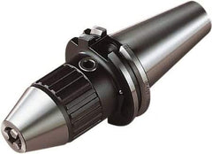 Seco - DIN69871-50, 2.49 to 15.98mm Capacity, Integral Shank Drill Chuck - Keyed, Taper Shank, 55.98mm Sleeve Diam - Exact Tool & Supply