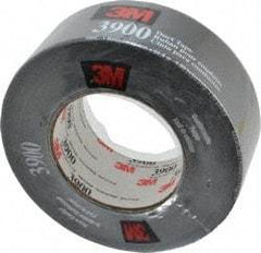 3M - 2" x 55m Black Duct Tape - 8.1 mil, Rubber Adhesive, Polyethylene Film Backing, 32 Lb/ln Tensile Strength, 200°F Max, Series 3900 - Exact Tool & Supply