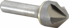 Hertel - 1" Head Diam, 1/2" Shank Diam, 4 Flute 90° Solid Carbide Countersink - Exact Tool & Supply