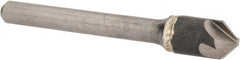 Hertel - 3/8" Head Diam, 1/4" Shank Diam, 4 Flute 90° Solid Carbide Countersink - Exact Tool & Supply