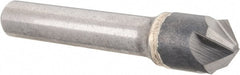 Hertel - 1/2" Head Diam, 3/8" Shank Diam, 4 Flute 100° Solid Carbide Countersink - Exact Tool & Supply