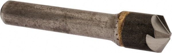 Hertel - 1/2" Head Diam, 3/8" Shank Diam, 4 Flute 120° Solid Carbide Countersink - Exact Tool & Supply