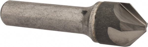Hertel - 3/4" Head Diam, 1/2" Shank Diam, 4 Flute 90° Solid Carbide Countersink - Exact Tool & Supply