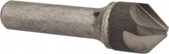 Hertel - 3/4" Head Diam, 1/2" Shank Diam, 4 Flute 90° Solid Carbide Countersink - Exact Tool & Supply