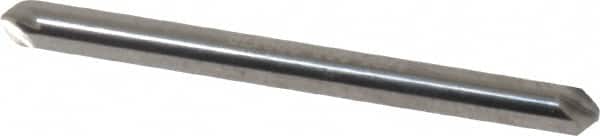 Hertel - 1/8" Head Diam, 1/8" Shank Diam, 6 Flute 90° Solid Carbide Countersink - Exact Tool & Supply