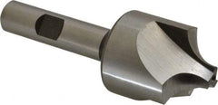 Hertel - 7/16" Radius, 1-1/4" Mill Diam, 3 Flute Cobalt Corner Rounding End Mill - Single End, Uncoated, 3-1/2" OAL, 1/2" Shank Diam - Exact Tool & Supply