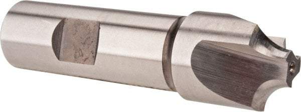 Hertel - 1/4" Radius, 7/8" Mill Diam, 3 Flute Cobalt Corner Rounding End Mill - Single End, Uncoated, 3-1/4" OAL, 3/4" Shank Diam - Exact Tool & Supply