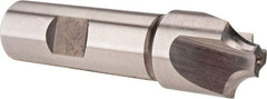 Hertel - 1/4" Radius, 7/8" Mill Diam, 3 Flute Cobalt Corner Rounding End Mill - Single End, Uncoated, 3-1/4" OAL, 3/4" Shank Diam - Exact Tool & Supply
