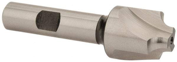Hertel - 7/32" Radius, 7/8" Mill Diam, 3 Flute Cobalt Corner Rounding End Mill - Single End, Uncoated, 3" OAL, 1/2" Shank Diam - Exact Tool & Supply