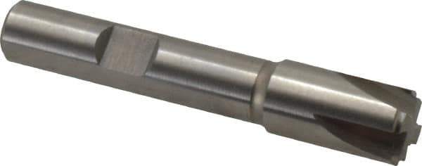 Hertel - 1/32" Radius, 7/16" Mill Diam, 4 Flute Cobalt Corner Rounding End Mill - Single End, Uncoated, 2-1/2" OAL, 3/8" Shank Diam - Exact Tool & Supply
