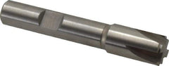 Hertel - 1/32" Radius, 7/16" Mill Diam, 4 Flute Cobalt Corner Rounding End Mill - Single End, Uncoated, 2-1/2" OAL, 3/8" Shank Diam - Exact Tool & Supply