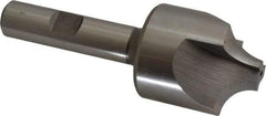 Hertel - 13/32" Radius, 1-1/4" Mill Diam, 3 Flute Cobalt Corner Rounding End Mill - Single End, Uncoated, 3-1/2" OAL, 1/2" Shank Diam - Exact Tool & Supply