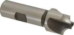Hertel - 5/16" Radius, 1" Mill Diam, 3 Flute Cobalt Corner Rounding End Mill - Single End, Uncoated, 3-1/4" OAL, 3/4" Shank Diam - Exact Tool & Supply