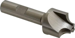Hertel - 9/32" Radius, 1" Mill Diam, 3 Flute Cobalt Corner Rounding End Mill - Single End, Uncoated, 3" OAL, 1/2" Shank Diam - Exact Tool & Supply