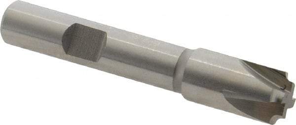 Hertel - 1/16" Radius, 7/16" Mill Diam, 4 Flute Cobalt Corner Rounding End Mill - Single End, Uncoated, 2-1/2" OAL, 3/8" Shank Diam - Exact Tool & Supply