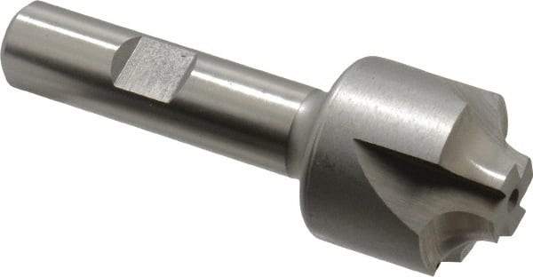Hertel - 1/4" Radius, 1" Mill Diam, 4 Flute Cobalt Corner Rounding End Mill - Single End, Uncoated, 3" OAL, 1/2" Shank Diam - Exact Tool & Supply