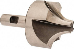 Hertel - 1" Radius, 2-3/4" Mill Diam, 4 Flute High Speed Steel Corner Rounding End Mill - Single End, Uncoated, 4-1/2" OAL, 3/4" Shank Diam - Exact Tool & Supply