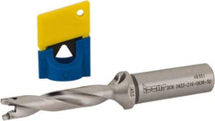 Iscar - 0.433" to 0.449" Diam, 5xD, 2.16" Max Depth, 5/8" Shank Diam, 4.71" OAL, Replaceable-Tip Drill - FCP, ICK, ICK-2M, ICM, ICN, ICP, iCP-2M Insert, 11 Seat Size, 79589156 Toolholder, Series SumoCham - Exact Tool & Supply