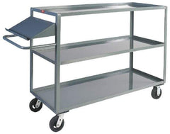 Jamco - 3,000 Lb Capacity, 24" Wide x 60" Long x 48" High Order Picking Cart - 3 Shelf, Steel - Exact Tool & Supply