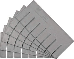 Quantum Storage - 10" Wide x 4.9" High, Gray Bin Divider - Use with Quantum Storage Systems - DG91050 - Exact Tool & Supply