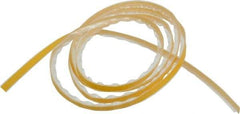 Pemko - 7' Long x 7/16" Wide, Adhesive Astragal/Meeting Stile Seals Weatherstripping - 1-3/4" Door Thickness, Silicone, Clear Finish - Exact Tool & Supply