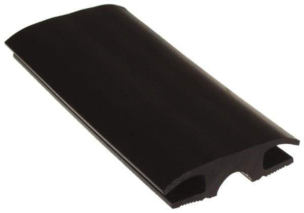 Pemko - 36" Long x 2-3/4" Wide x 11/16" High, Carpet Threshold - Vinyl Black Finish - Exact Tool & Supply