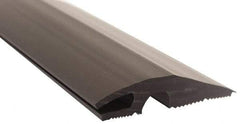 Pemko - 36" Long x 3-7/16" Wide x 3/4" High, Carpet-VCT Vinyl Threshold - Vinyl Black Finish - Exact Tool & Supply