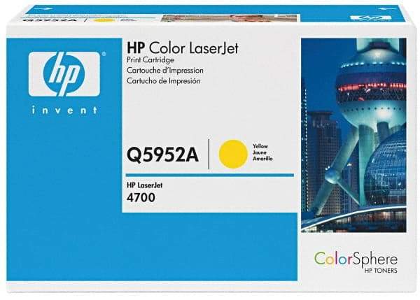 Hewlett-Packard - Yellow Toner Cartridge - Use with Multifunction Laser Printer HP Color LaserJet 4700, 4700n, 4700dn, 4700dtn, 4700ph+. - Exact Tool & Supply