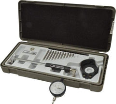 Mitutoyo - 11 Anvil, 2 to 6" Dial Bore Gage - 0.0005" Graduation, 5.9" Gage Depth, Accurate to 0.00008", Carbide Contact Point - Exact Tool & Supply