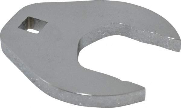 Proto - 46mm 1/2" Drive Full Polish Chrome Open End Crowfoot Wrench - 3.9" OAL - Exact Tool & Supply