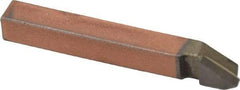 Made in USA - 1/4 x 1/4" Shank, Offset Threading Single Point Tool Bit - EL-4, Grade C5 - Exact Tool & Supply