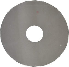 Made in USA - 2" Diam x 0.032" Blade Thickness, 1/2" Arbor Hole Diam, 190 Teeth, Solid Carbide Jeweler's Saw - Uncoated - Exact Tool & Supply