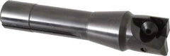 Value Collection - 1-1/4" Cut Diam, 0.656" Max Depth of Cut, 5-37/64" OAL, Indexable Square Shoulder End Mill - TPC 32..., TPG 32., TPU 32. Inserts, R8 - Exact Tool & Supply