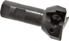 Value Collection - 2" Cut Diam, 0.656" Max Depth of Cut, 1" Shank Diam, 3-11/16" OAL, Indexable Square Shoulder End Mill - TPC 32..., TPG 32., TPU 32. Inserts, Weldon Shank - Exact Tool & Supply