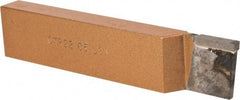 Made in USA - 1 x 1/2" Shank, Cutoff & Grooving Single Point Tool Bit - CT-122(433), Grade C5 - Exact Tool & Supply