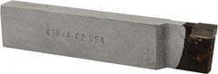 Made in USA - 1 x 1/2" Shank, Cutoff & Grooving Single Point Tool Bit - CT-120(445), Grade C2 - Exact Tool & Supply
