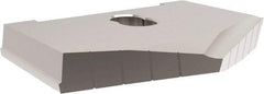 Allied Machine and Engineering - 7" Diam x 11/16" Thick, Seat Code H, 130° Included Angle Spade Drill Insert - Uncoated Powdered Metal, Powdered Metal, Series H - Exact Tool & Supply