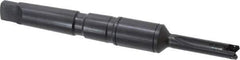 Allied Machine and Engineering - Series Y, 3/8 to 27/64" Diam, 2MT Taper Shank, Straight Flute Spade Drill - 1-1/4" Max Depth, 3-15/32" Body Length, 6-5/16" OAL, Short Length, Through Coolant - Exact Tool & Supply