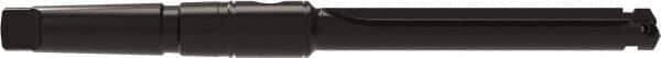 Allied Machine and Engineering - Series A, 31/32 to 1-3/8" Diam, 4MT Taper Shank, Straight Flute Spade Drill - 21" Max Depth, 23-15/32" Body Length, 27-9/16" OAL, Long Length, Through Coolant - Exact Tool & Supply