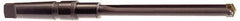 Allied Machine and Engineering - Series 1.5, 55/64 to 15/16" Diam, 3MT Taper Shank, Straight Flute Spade Drill - 10-3/4" Max Depth, 13-39/64" Body Length, 17-5/32" OAL, Extended Length, Through Coolant - Exact Tool & Supply