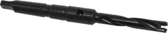 Allied Machine and Engineering - Series 0, 33/64 to 11/16" Diam, 2MT Taper Shank, Helical Flute Spade Drill - 2-1/2" Max Depth, 4-49/64" Body Length, 7-19/32" OAL, Standard Length, Through Coolant - Exact Tool & Supply