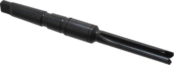 Allied Machine and Engineering - Series 0, 33/64 to 11/16" Diam, 2MT Taper Shank, Straight Flute Spade Drill - 2-1/2" Max Depth, 4-49/64" Body Length, 7-19/32" OAL, Standard Length, Through Coolant - Exact Tool & Supply