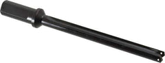 Allied Machine and Engineering - Series 1, 45/64 to 15/16" Diam, 1" Diam Straight Shank with Flange, Straight Flute Spade Drill - 6-5/8" Max Depth, 8-15/64" Body Length, 10-3/8" OAL, Standard Length, Through Coolant - Exact Tool & Supply