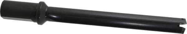Allied Machine and Engineering - Series 2, 31/32 to 1-3/8" Diam, 1-1/4" Diam Straight Shank with Flange, Straight Flute Spade Drill - 7-3/8" Max Depth, 9-13/64" Body Length, 11-11/32" OAL, Standard Length, Through Coolant - Exact Tool & Supply
