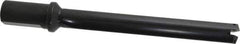 Allied Machine and Engineering - Series 2, 31/32 to 1-3/8" Diam, 1-1/4" Diam Straight Shank with Flange, Straight Flute Spade Drill - 7-3/8" Max Depth, 9-13/64" Body Length, 11-11/32" OAL, Standard Length, Through Coolant - Exact Tool & Supply