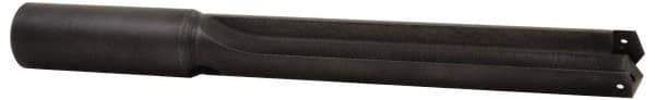 Allied Machine and Engineering - Series 7, 3-17/32 to 4-1/2" Diam, 3" Diam Straight Shank, Straight Flute Spade Drill - 6-3/4" Max Depth, 9-1/8" Body Length, 13-7/8" OAL, Short Length, Through Coolant - Exact Tool & Supply
