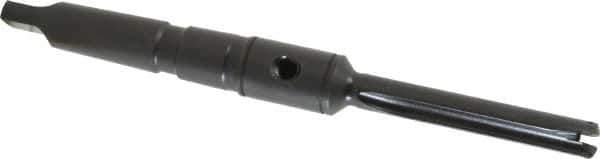 Allied Machine and Engineering - Series Z, 7/16 to 1/2" Diam, 2MT Taper Shank, Straight Flute Spade Drill - 2-3/8" Max Depth, 4-19/32" Body Length, 7-7/16" OAL, Standard Length, Through Coolant - Exact Tool & Supply