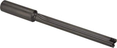 Allied Machine and Engineering - Series 0, 33/64 to 11/16" Diam, 3/4" Diam Straight Shank, Straight Flute Spade Drill - 4-1/2" Max Depth, 5-27/64" Body Length, 7-11/16" OAL, Extended Length, Through Coolant - Exact Tool & Supply