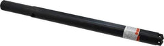 Allied Machine and Engineering - Series 3, 1-13/32 to 1-7/8" Diam, 1-1/4" Diam Straight Shank, Straight Flute Spade Drill - 13-3/4" Max Depth, 15-3/16" Body Length, 19" OAL, Extended Length, Through Coolant - Exact Tool & Supply